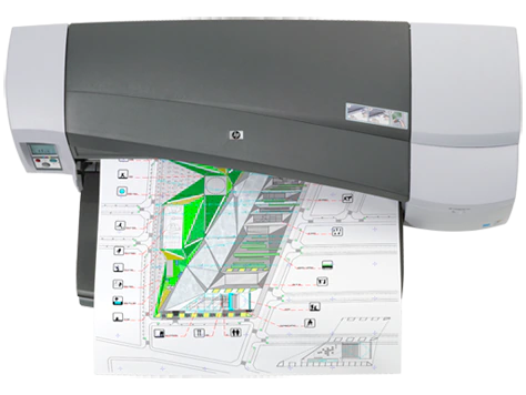 HP Designjet 111 24-in with Roll